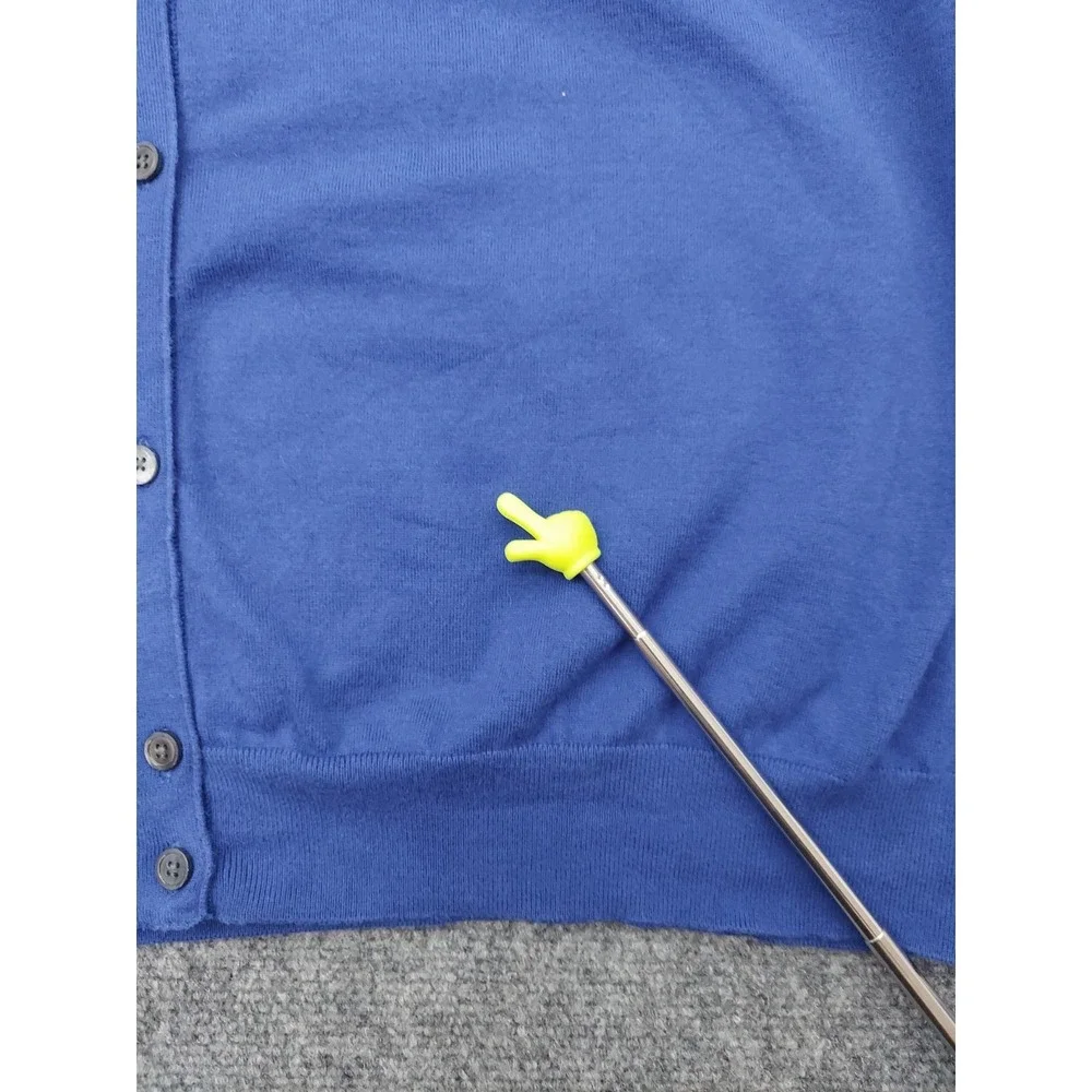 POLO RALPH LAUREN Cardigan Sweater Womens 3XL Blue US OPEN Tennis Pony READ